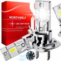 Żarówki H7 LED homologacja xenon białe retrofit CANBUS white mocne 40W 2szt