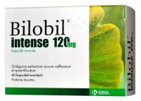 BILOBIL Intense 120mg память и концентрация 60 kap