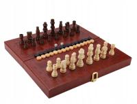Gra 3w1 szachy warcaby backgammon drewniane zestaw