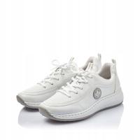 RIEKER кроссовки, обувь, полуботинки белые N5504-80