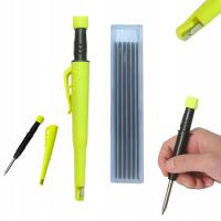 Ołówek budowlany stolarski ZNACZNIK zmienne wymienne wkłady + GRATIS WKŁADY