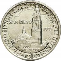 WN USA 1/2 dolara 1935 San Diego