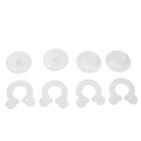 4x Klips na Klips na kołdrę Biały