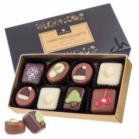 Bombonierka świąteczna czekoladki na prezent belgijskie PRALINY 8 szt 115 g