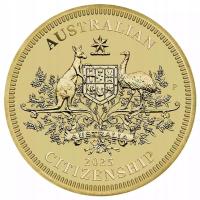 MONETA Australian Citizenship 2025 Coin in Card MONETA 1 DOLLAR CERTYFIKAT