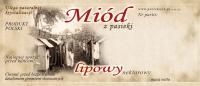 ETYKIETY MIÓD LIPOWY etykieta RETRO 100szt