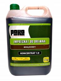 ПРОПИТКА ДЛЯ СТРОПИЛА КОРИЧНЕВЫЙ 5Л KONCEN 1:9