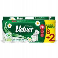Velvet papier toaletowy Camomile&Aloe 8+2 rolki