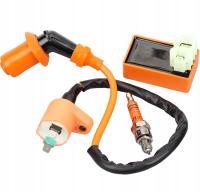 Свеча зажигания модуль катушка скутер 4Т GY6 139QMB комплект