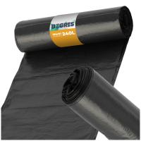 WORKI NA ŚMIECI 240L 10SZT BARDZO MOCNE DO SEGREGACJI NA ODPADY WYTRZYMAŁE