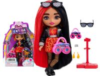 LALKA BARBIE EXTRA MINIS MODNA SUKIENKA W PŁOMIENIE + AKCESORIA od Mattel