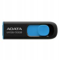 Pendrive ADATA UV128 512GB USB3.2 czarno-niebieski