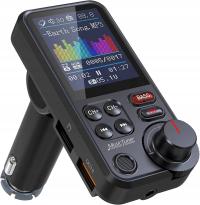 Автомобильный FM-передатчик Bluetooth быстрое зарядное устройство QC 3.0 2x USB MP3 SD