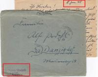 Feldpost Breslau- Danzig - 8.1.1945 r.