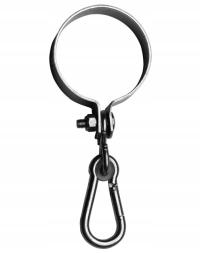 Hak huśtawkowy z zabezpieczeniem ocynk.10x120mm