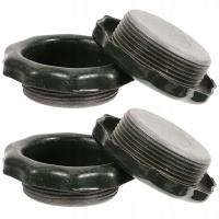 4 SZT. PROSTE POKRYWKI USZCZELNIAJĄCE DO KANISTRÓW NA PALIWO - SOLIDNE I LEKKIE