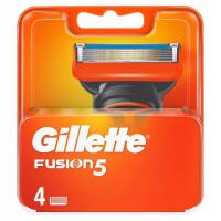 Gillette Fusion 5 лезвия картриджи 4 шт.