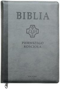 Biblia pierwszego Kościoła Szara z paginatorami