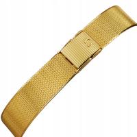 OMEGA мужские часы браслет 18 мм цельное золото 18K / 750 винтаж 1975