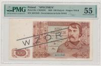 9481. WZÓR Emigracja Londyn 100 zł 1939 - A - PMG 55