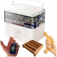 Большой ящик для лекарств добавки белый 3 яруса контейнер коробка XXL