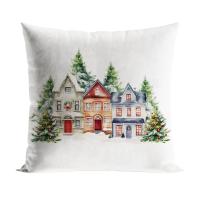 ZIMOWE MIASTECZKO Poszewka dekoracyjna Velvet 40x40 święta