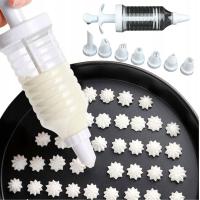 SZPRYCA DO KREMU DEKORATOR STRZYKAWKA APLIKATOR DO DEKOROWANIA + KOŃCÓWKI