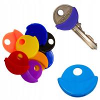 NAKŁADKA na KLUCZE KLUCZ NAKŁADKI KOLOROWE brelok 10 sztuk MIX kolor