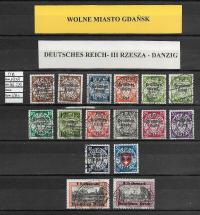 III RZESZA - DEUSTCHES oo REICH Mi 716 - Mi 729 WMG - WYDANIE PRZEDRUKOWE