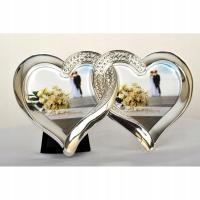 Ramka na dwa zdjęcia serduszka Ślub Walentynki