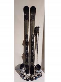 SKI KOMPLET FISCHER 155 CM + BUTY + KIJE