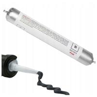 Klej uszczelniacz silikonowy PU do bloczków ogrodzeń betonu CZARNY 600 ml