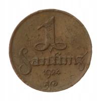 [M24077] Łotwa 1 santims 1924