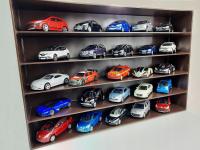 Витрина дисплей для моделей в масштабе 1:64 коричневый