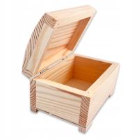 Деревянный ящик для хранения ювелирных изделий 12x8x7cm