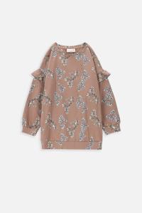 Dziewczęcy T-shirt 164 brązowy Coccodrillo