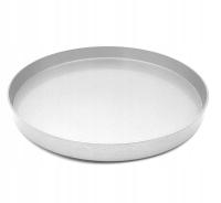 PODSTAWKA DEKORACYJNA SREBRNA TALERZ POD ŚWIECE STROIKI 22 cm