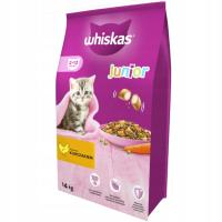 WHISKAS Sucha karma dla kociąt Junior Kurczak 14kg
