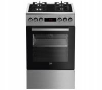 Kuchnia gazowo elektryczna BEKO FSMT55330DXDS 50 cm