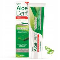 AloeDent Whitening wybielająca pasta do zębów na bazie aloesu / z fluorem