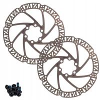 TOOPRE TP-06H ROWEROWA TARCZA HAMULCOWA Srebrna Na 6 Śrub 160 mm