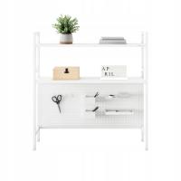 Ян Новак металлическая настольная подставка 95 см перфорированная Дженни: Белый