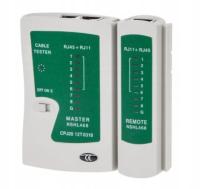Tester kabli sieciowych Akostronik biały