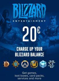 Пополнение Blizzard 20 EUR / GIFT CARD / код Battle.net 20 EUR