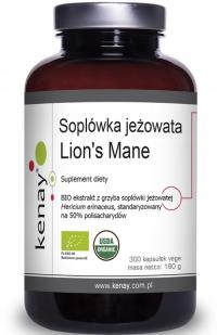 SOPLÓWKA 50% JEŻOWATA LION'S MANE BIO ECO ORGANIC