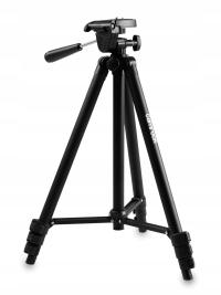 STATYW CAMROCK TA30 TRIPOD CZARNY 144cm GŁOWICA 3D + FUTERAŁ