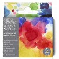 Zestaw akwareli Professional Foundation - Winsor & Newton - 6 x 5 ml