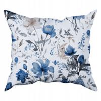 Poszewka bawełniana na poduszkę 50x70 100% bawełna kwiaty 382nie