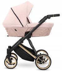 Ivento Premium Kunert 1в1 коляска глубокая для девочки розовое золото 11 злотый
