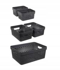 5x ORGANIZER POJEMNIK koszyki DO SZUFLADY SZAFKI DO PRZECHOWYWANIA MORENA